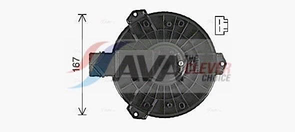 Вентилятора пічки HD8327 AVA